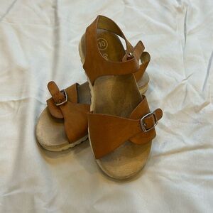 Cat and Jack sandals size 10 light brown